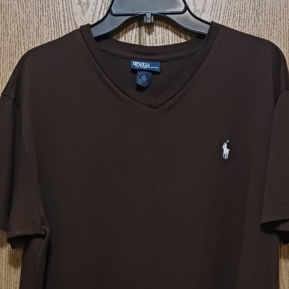 2 Polo (Ralph Lauren) T shirts (Brown/Green)-(Size M)-(Pre-owned)-$30.00 - Picture 2 of 8